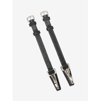 LeMieux montants à clips huilés Kudos Zwart / zilver