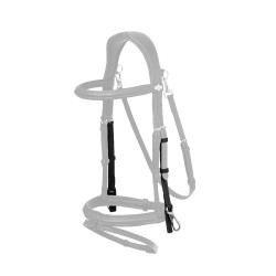 LeMieux montants à clips huilés Kudos Zwart / zilver