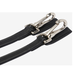 LeMieux montants à clips huilés Kudos Zwart / zilver