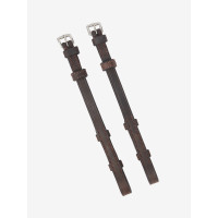 LeMieux platte Hunter-beugels Havanna / zilver Bruin