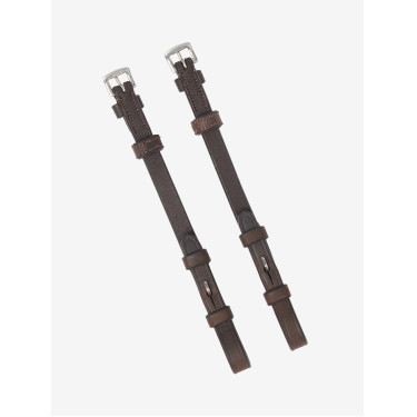 LeMieux platte Hunter-beugels Havanna / zilver Bruin