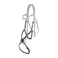 Neusriem LeMieux Arika Grackle Havanna / zilver Bruin