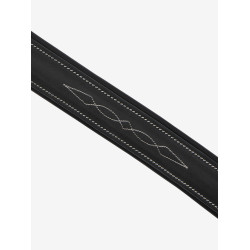 LeMieux Hunter- neusriem, gestikt Zwart / zilver