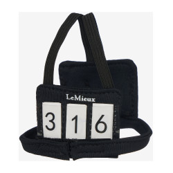 LeMieux Toy Rider plastron en genummerd rugnummer Zwart