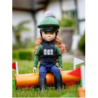 LeMieux Toy Rider plastron en genummerd rugnummer Zwart LeMieux Toy Rider plastron en genummerd rugnummer Zwart