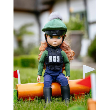 LeMieux Toy Rider plastron en genummerd rugnummer Zwart