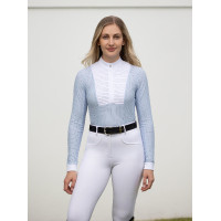 LeMieux wedstrijdpolo met lange mouwen Arielle dames Wit