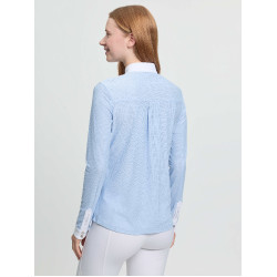 LeMieux wedstrijdpolo met lange mouwen Arielle dames Mist Blauw LeMieux wedstrijdpolo met lange mouwen Arielle dames Mist Blauw