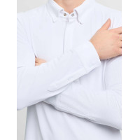LeMieux wedstrijdpolo met lange mouwen voor heren Wit
