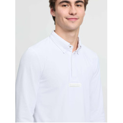 LeMieux wedstrijdpolo met lange mouwen voor heren Wit