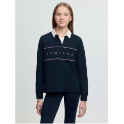 LeMieux Young Rider Riley rugbyshirt polo Marine Marineblauw LeMieux Young Rider Riley rugbyshirt polo Marine Marineblauw