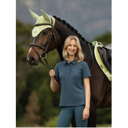 LeMieux Pixie dames poloshirt met korte mouwen Jungle LeMieux Pixie dames poloshirt met korte mouwen Jungle