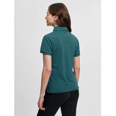 LeMieux Pixie dames poloshirt met korte mouwen Jungle LeMieux Pixie dames poloshirt met korte mouwen Jungle