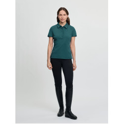 LeMieux Pixie dames poloshirt met korte mouwen Jungle LeMieux Pixie dames poloshirt met korte mouwen Jungle