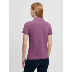 LeMieux Pixie dames poloshirt met korte mouwen Kaasjeskruid