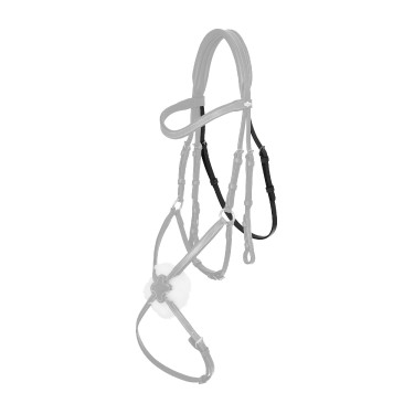 LeMieux Arika Contrast staartriem Zwart / zilver