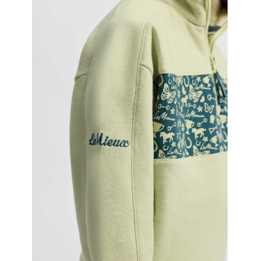 LeMieux Mini Quinn half-zip sweater Badge