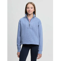 LeMieux Young Rider Vianne halfzip trui Poederblauw LeMieux Young Rider Vianne halfzip trui Poederblauw