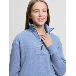 LeMieux Young Rider Vianne halfzip trui Poederblauw