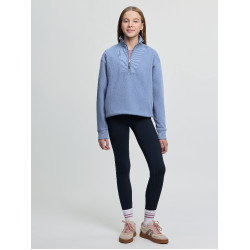 LeMieux Young Rider Vianne halfzip trui Poederblauw