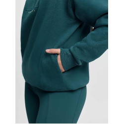 LeMieux Young Rider Vianne halfzip trui Jungle Groen