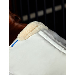Weatherbeeta Memory Foam schokdemper met Comfort Fleece-rand Wit Weatherbeeta Memory Foam schokdemper met Comfort Fleece-rand Wit