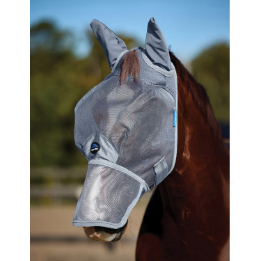 Weatherbeeta ComFiTec duurzaam vliegenmasker van mesh met oren en neus Grijs Weatherbeeta ComFiTec duurzaam vliegenmasker van mesh met oren en neus Grijs