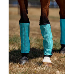 Vliegenscheenbeschermers ComFiTec Dura-mesh Turkoois / zwart Blauw