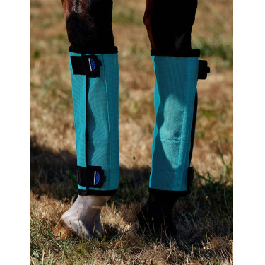 Vliegenscheenbeschermers ComFiTec Dura-mesh Turkoois / zwart Blauw