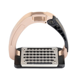 Acavallo Arena AluPro stijgbeugels Roze titanium