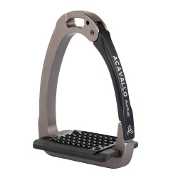 Stijgbeugels Arena Aluplus 2.0 Acavallo Titanium / zwart Grijs Stijgbeugels Arena Aluplus 2.0 Acavallo Titanium / zwart Grijs