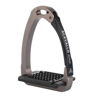 Stijgbeugels Arena Aluplus 2.0 Acavallo Titanium / zwart Grijs Stijgbeugels Arena Aluplus 2.0 Acavallo Titanium / zwart Grijs