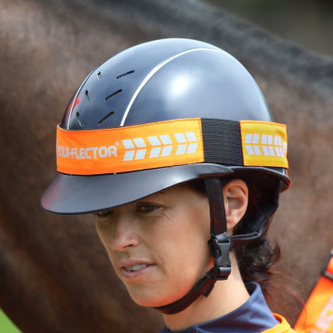 Shires Equi-Flector® veiligheidsband voor rijhelm Feloranje Shires Equi-Flector® veiligheidsband voor rijhelm Feloranje