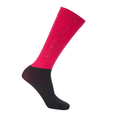 Shires Aubrion Equestrian-sokken Donkerpaars Bordeaux