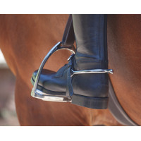 Shires Velociti Gara leren spoorriemen Zwart