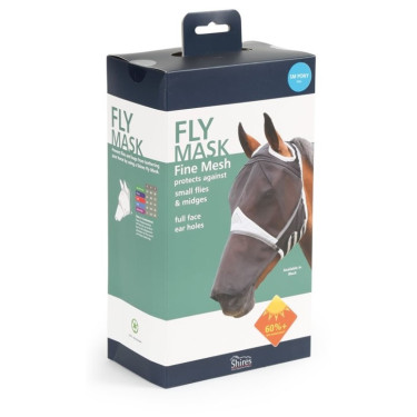 Vliegenmasker met neusbescherming Shires zonder oren FlyGuard Pro Vliegenmasker met neusbescherming Shires zonder oren FlyGuard Pro