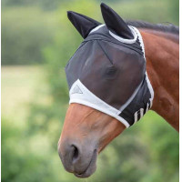 Vliegenmasker oren Shires FlyGuard Pro Zwart