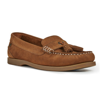 Mocassins Alita Shires Moretta Fauve Bruin