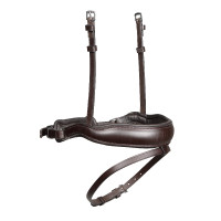 Franse dressuurneusriem Shires Velociti Lusso Havana Bruin