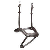Ergonomische Franse neusriem Shires Velociti Lusso Zwart