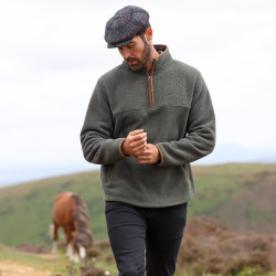 Heren half-zip fleece Shires Aubrion Core Groen Heren half-zip fleece Shires Aubrion Core Groen