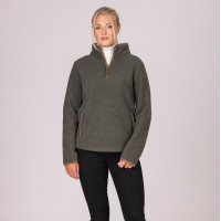 Fleece half-zip Core Shires Aubrion Groen