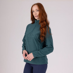 Aubrion Shires Equestrian kwart-zip fleece Tijm Groen