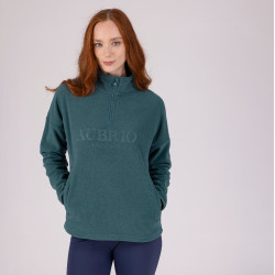 Aubrion Shires Equestrian kwart-zip fleece Tijm Groen