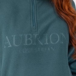 Aubrion Shires Equestrian kwart-zip fleece Tijm Groen