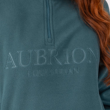 Aubrion Shires Equestrian kwart-zip fleece Tijm Groen