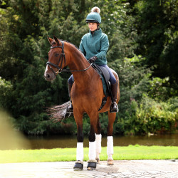 Aubrion Shires Equestrian kwart-zip fleece Tijm Groen