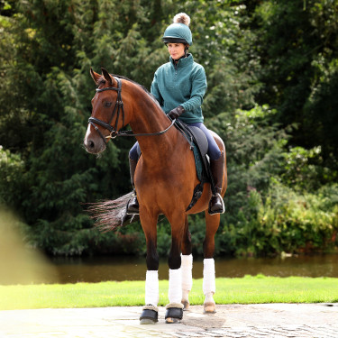 Aubrion Shires Equestrian kwart-zip fleece Tijm Groen
