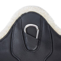 Elastische singel met noppen Shires Velociti Lusso Elite Zwart