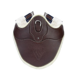 Elastische singel met noppen Shires Velociti Lusso Elite Havana Bruin Elastische singel met noppen Shires Velociti Lusso Elite Havana Bruin